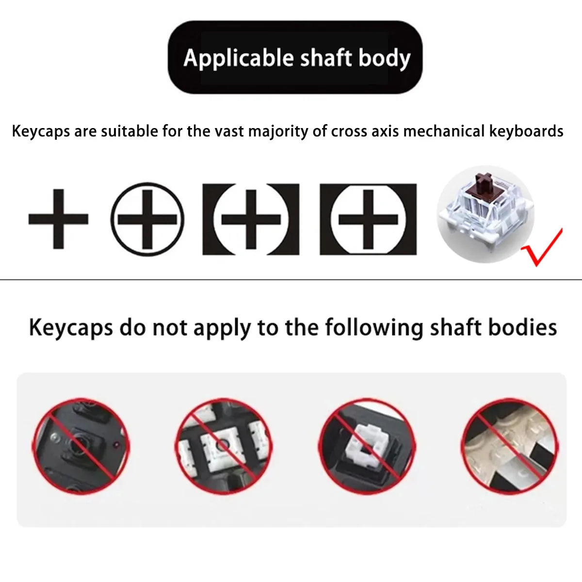 Cute Cat Animal Keycaps Mechanical Keyboard Replacement Personalized Keycap Cross Axis Cherry Profile Girl Birthday Gamer Gift