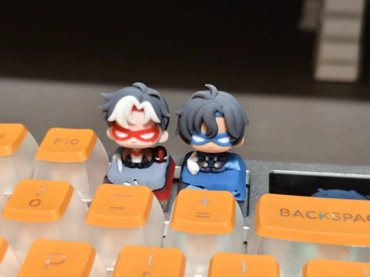 CSK Point Keycap Cute Anime 3D Resin Artisan Key Cap Custom Original Handmade 1 Pc Mechanical Keyboard KeyCap Gamer Accessories