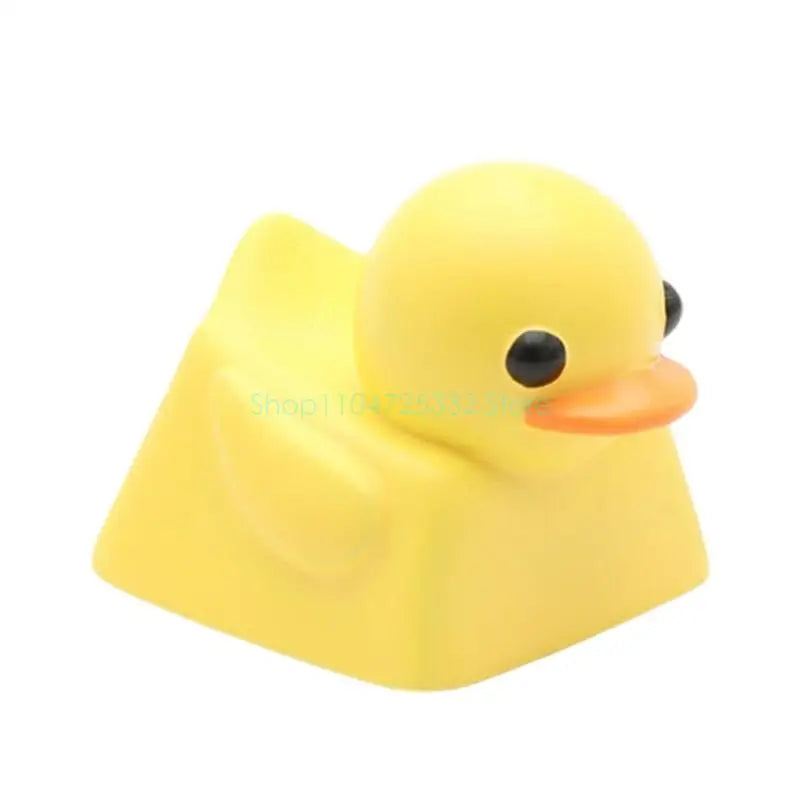 Cute Duck Keycap Cartoon Resin Keycaps for Switches Mechanical Gaming Keyboards DIY Personaliing 3D Keycap Keyboards Decoration