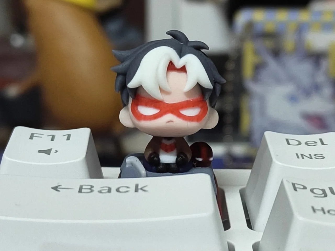 CSK Point Keycap Cute Anime 3D Resin Artisan Key Cap Custom Original Handmade 1 Pc Mechanical Keyboard KeyCap Gamer Accessories