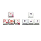 Coral sea keycap 6.25u Space bar ESC Entre keys Direction keys Sakura keycaps for Mechanical Gaming keyboar Key Cap