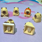 MiFuny Capybara Keycap Animal Artisan Keyboard Cap Resin Custom KeyCaps for Mechanical Keyboard Accessories Cute Point Keycap