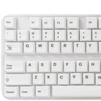 K135 Minimalist White Keycap PBT Thermal Sublimation XDA Concise Japanese Korea Key Cap Adaptive Mechanical Keyboard Keycaps