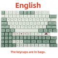 Keycaps Mechanical keyboardcaps PBT123keys low profile custom  Matcha  XDA Korean Russian Compatibility 61/64/68/87/104/108k