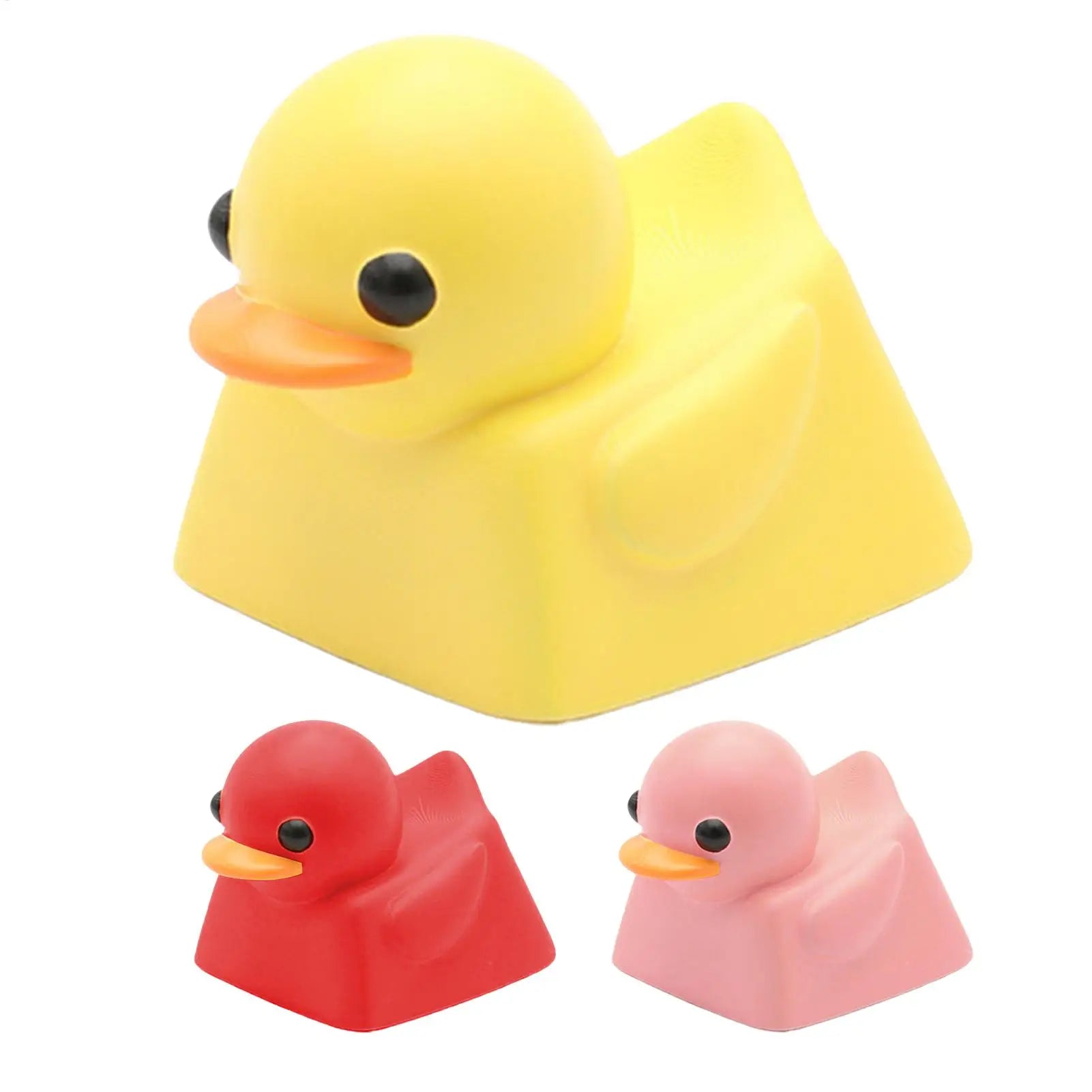 Cute Duck Keyboard Keycap Mechanical Keyboard Resin Duck Single Keycap Decor General Keyboard Replacement Parts Game Accessories