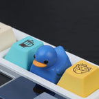 Cute Duck Keycap Cartoon Resin Keycaps for Switches Mechanical Gaming Keyboards DIY Personaliing 3D Keycap Keyboards Decoration