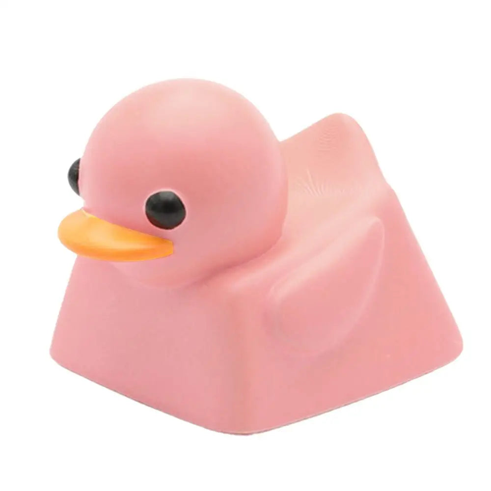 Cute Duck Keyboard Keycap Mechanical Keyboard Resin Duck Single Keycap Decor General Keyboard Replacement Parts Game Accessories