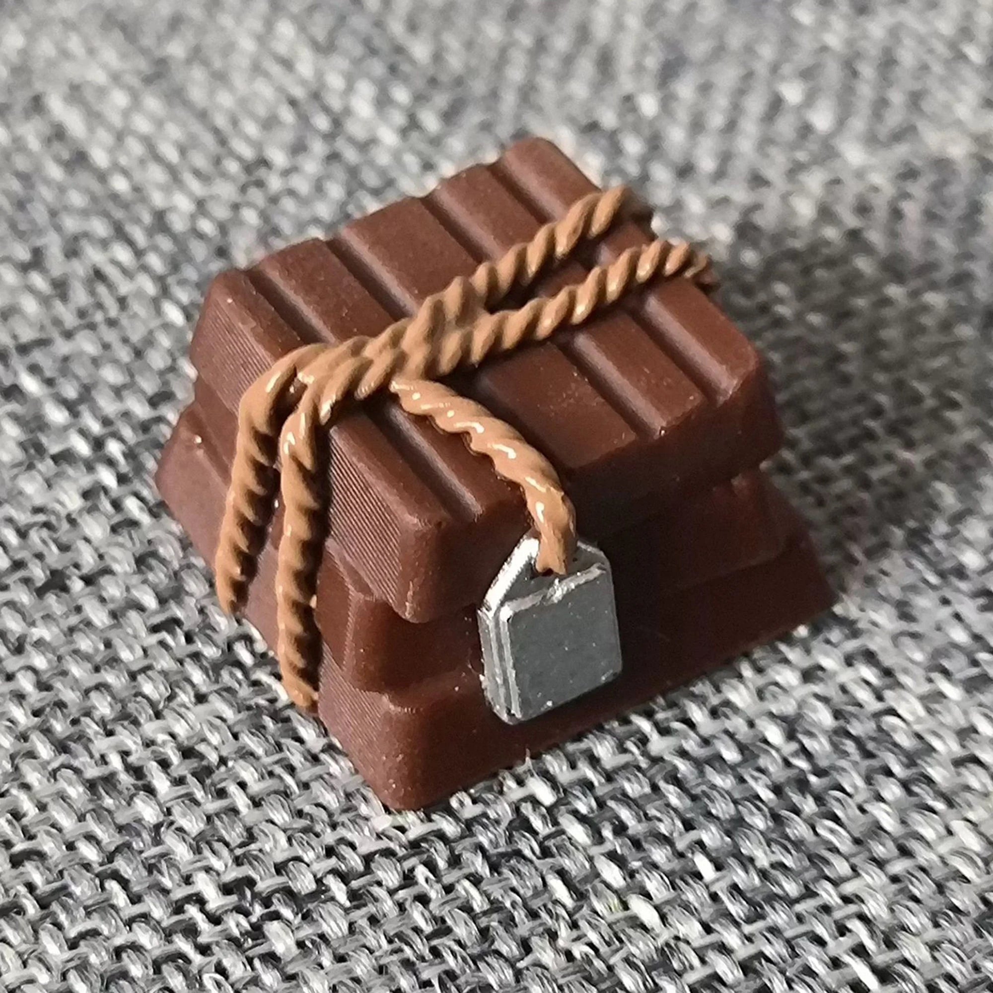 Chocolate Custom Novelty Artisan KeyCap Handmade Resin Keyboard Cap Key Cap for Mechanical Keyboard Accessories