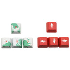 Coral sea keycap 6.25u Space bar ESC Entre keys Direction keys Sakura keycaps for Mechanical Gaming keyboar Key Cap