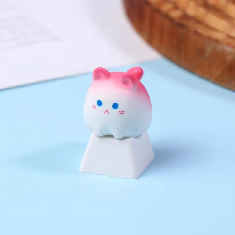 Cute Cartoon 3D Animal Keycap Mechanical Keyboard Caps OEM Height Keycap Kawaii DIY Keyboard Accessories Girl Gifts