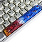 ECHOME Koi Fish Spacebar Keycaps 6.25U Custom Resin DIY Cherry Spacebar Keycaps MX Switch Translucent Keycap Mechanical Keyboard