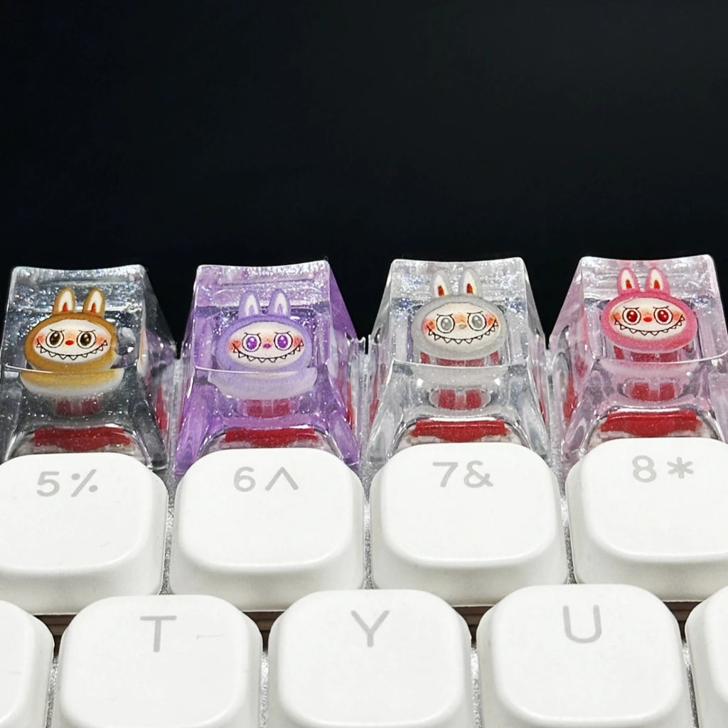 Cute Animal Keycap For Mechanical Keyboard Custom Kawaii Cartoon Collectibles Gifts 3D Resin Game Keycaps