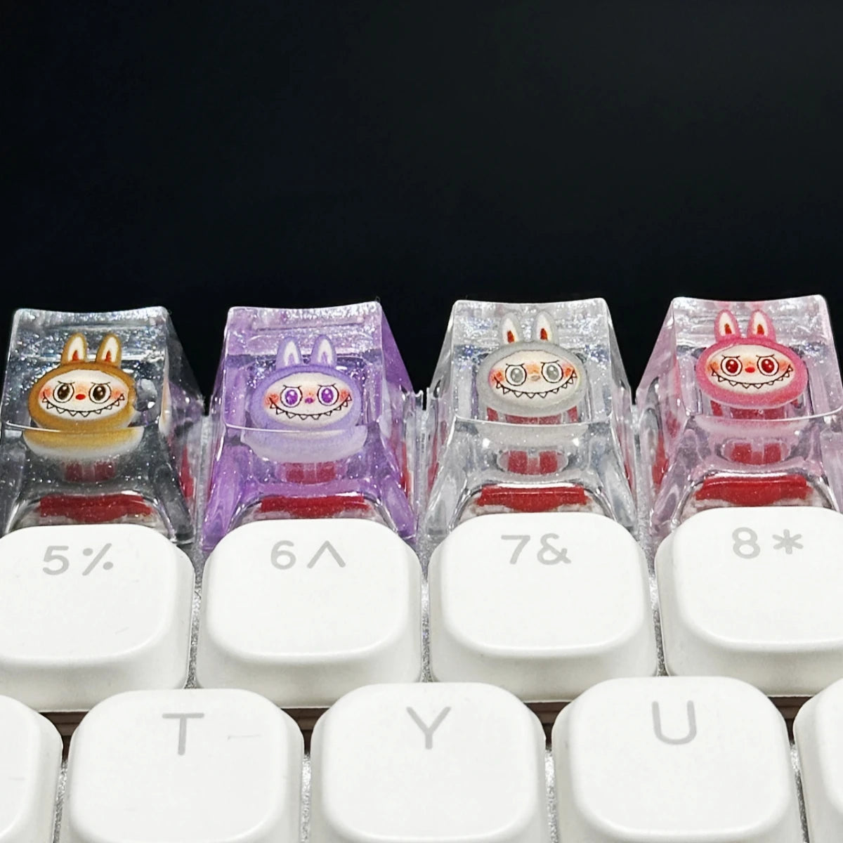 Cute Animal Keycap For Mechanical Keyboard Custom Kawaii Cartoon Collectibles Gifts 3D Resin Game Keycaps