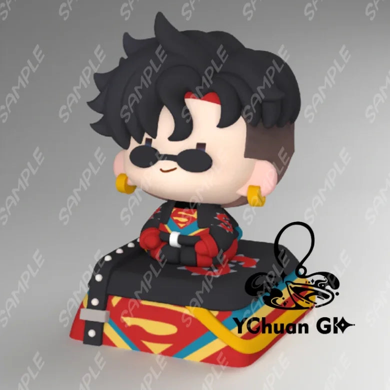 CSK Point Keycap Cute Anime 3D Resin Artisan Key Cap Custom Original Handmade 1 Pc Mechanical Keyboard KeyCap Gamer Accessories