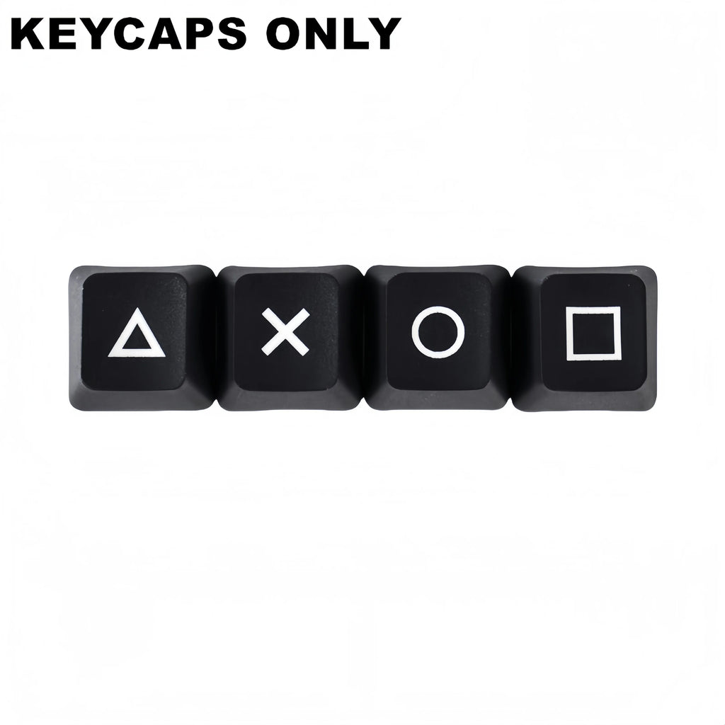 4 Keys/Set PSP Style PBT Keycaps OEM Height Dye-Sublimated Legends Directional Arrows Auxiliary Keys Keyboard Accessory