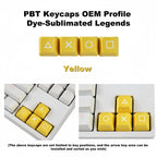 4 Keys/Set PSP Style PBT Keycaps OEM Height Dye-Sublimated Legends Directional Arrows Auxiliary Keys Keyboard Accessory