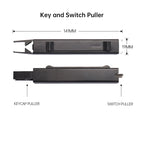 2 in 1 Switch Puller Keycap Puller Key Switch Keycap Puller for Mechanical Keyboard Gaming Keyboard Switches DIY Cleaning Tool