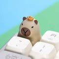 MiFuny Capybara Keycap Animal Artisan Keyboard Cap Resin Custom KeyCaps for Mechanical Keyboard Accessories Cute Point Keycap