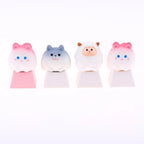 Cute Cartoon 3D Animal Keycap Mechanical Keyboard Caps OEM Height Keycap Kawaii DIY Keyboard Accessories Girl Gifts