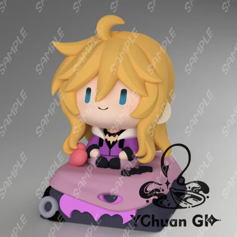 CSK Point Keycap Cute Anime 3D Resin Artisan Key Cap Custom Original Handmade 1 Pc Mechanical Keyboard KeyCap Gamer Accessories